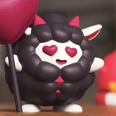 ♡♡♡ LAMBALL ĐÁNG YÊU ôm trái tim to bự, chú cừu kawaii siêu cưng từ game Palworld