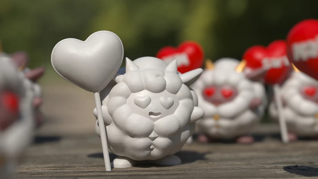 ♡♡♡ LAMBALL ĐÁNG YÊU ôm trái tim to bự, chú cừu kawaii siêu cưng từ game Palworld - Image 5