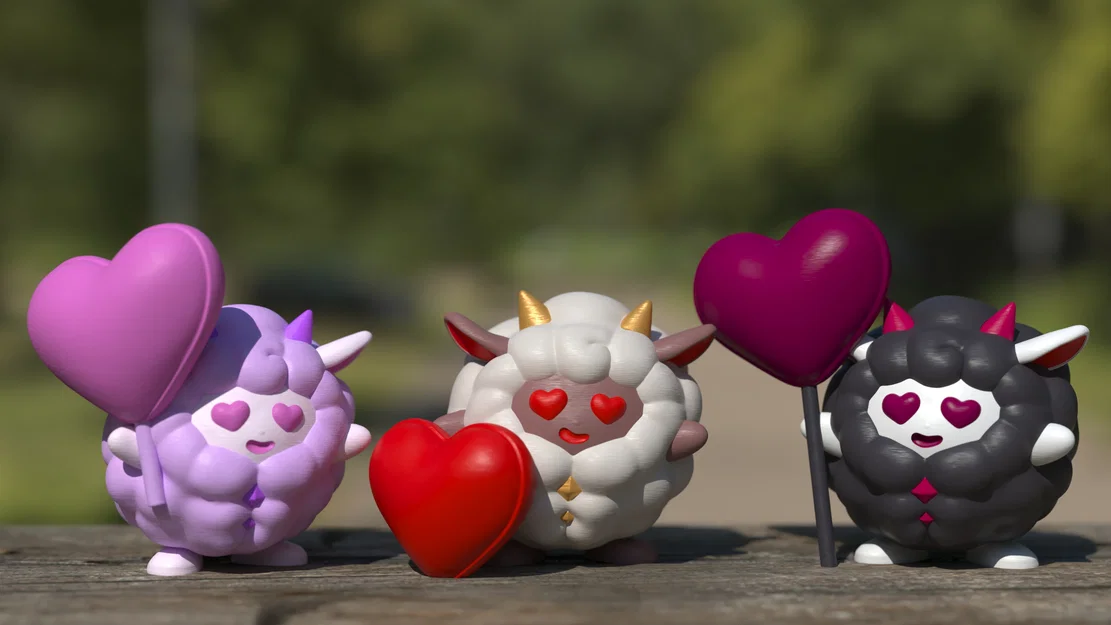 ♡♡♡ LAMBALL ĐÁNG YÊU ôm trái tim to bự, chú cừu kawaii siêu cưng từ game Palworld - Image 6