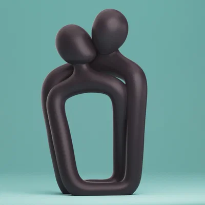SOUL CONNECTION - Mẫu trang trí cặp đôi tối giản - TinyMakers3D
