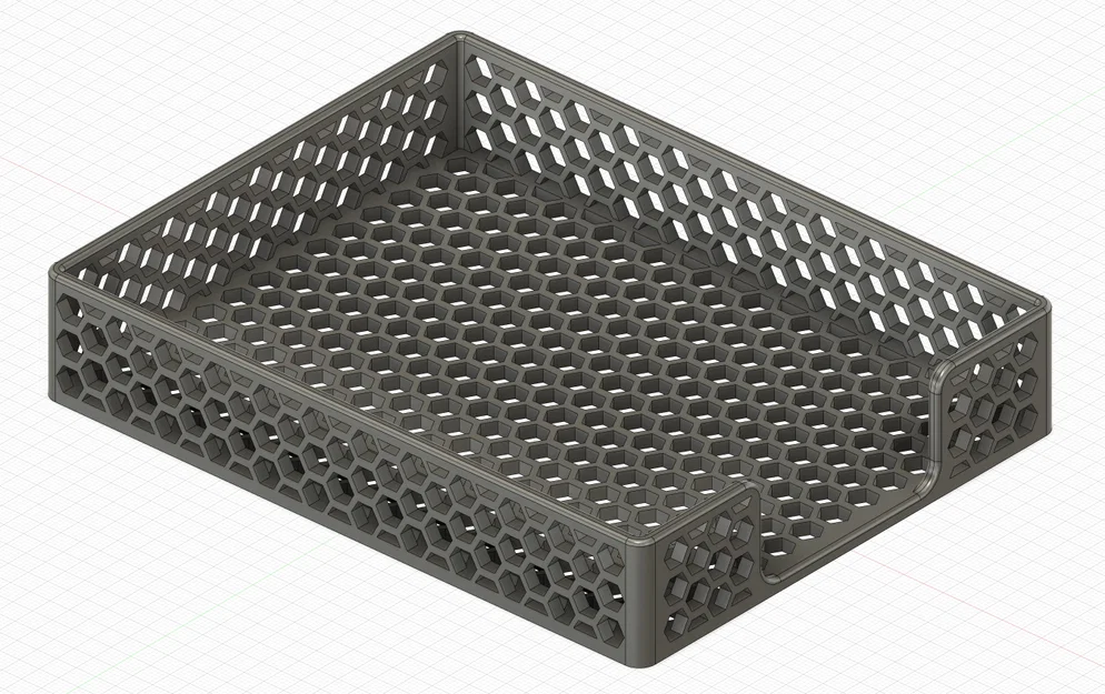 Khay đựng giấy A4 họa tiết tổ ong in 3D tiện lợi - Image 1