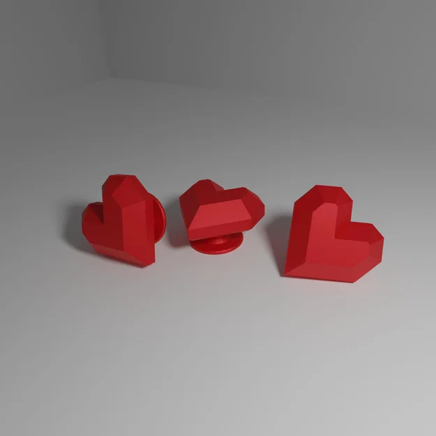 Phụ kiện cài dép Crocs hình trái tim (Crocs pin heart) xinh xắn - Image 1