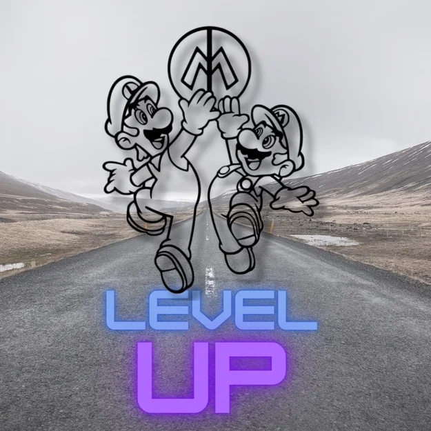 Tranh treo tường nghệ thuật Mario Bros Level Up in 3D cực đẹp - Image 1