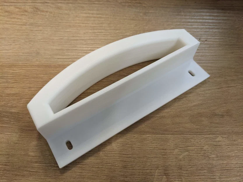 Tay nắm cửa tủ lạnh Zanussi (khoảng cách lỗ 133mm) - Phụ kiện thay thế 3D - Image 1