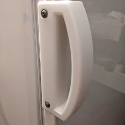 Tay nắm cửa tủ lạnh Zanussi (khoảng cách lỗ 133mm) - Phụ kiện thay thế 3D