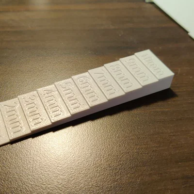 Thước đo độ dày cầm tay đa năng (1mm - 10mm) in 3D