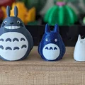 Gia đình Totoro (đồ chơi xỏ ngón) - Thumbnail 1