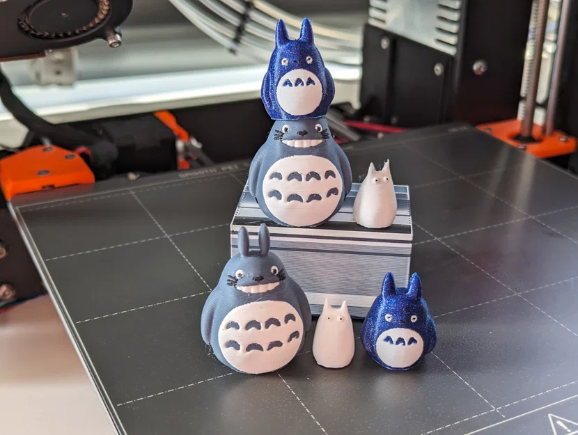 Gia đình Totoro (đồ chơi xỏ ngón) - Image 2