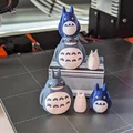 Gia đình Totoro (đồ chơi xỏ ngón) - Thumbnail 2