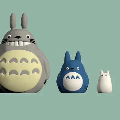 Gia đình Totoro (đồ chơi xỏ ngón)