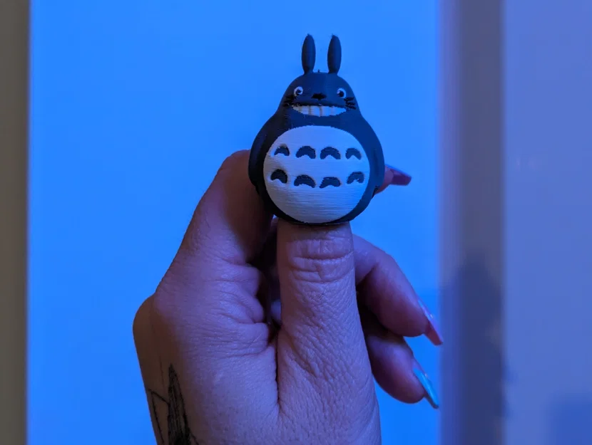 Gia đình Totoro (đồ chơi xỏ ngón) - Image 5
