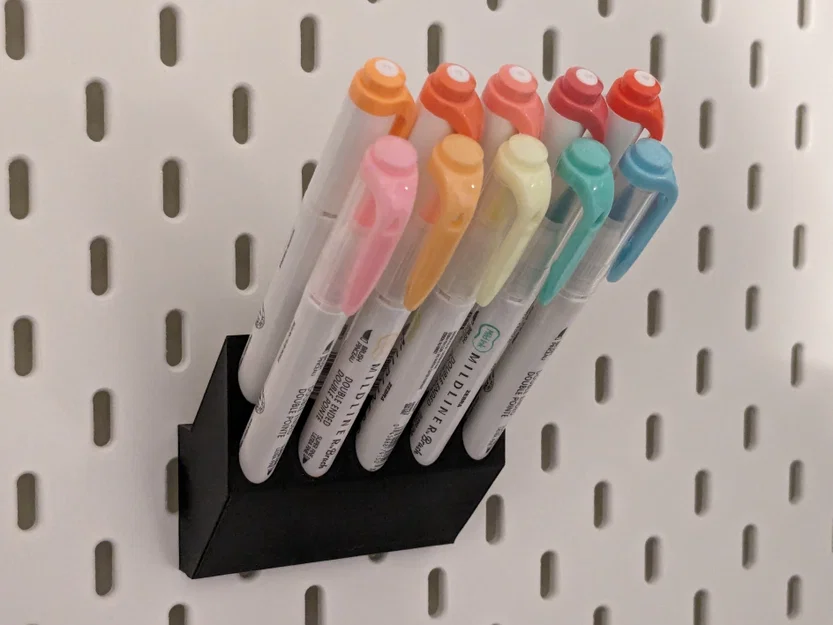 Khay đựng bút Zebra Mildliner cho bảng IKEA Skadis - Image 1