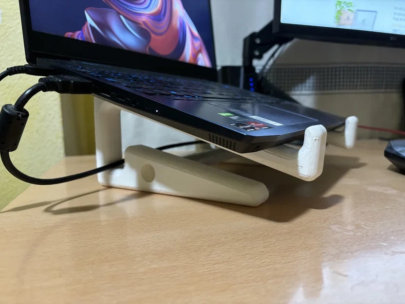 Giá đỡ Laptop cố định trên bàn - Phụ kiện in 3D tiện lợi - Image 1