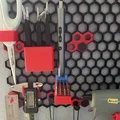 Giá treo tua vít điện và bộ đầu vít cho Honeycomb Storage Wall - Thumbnail 1