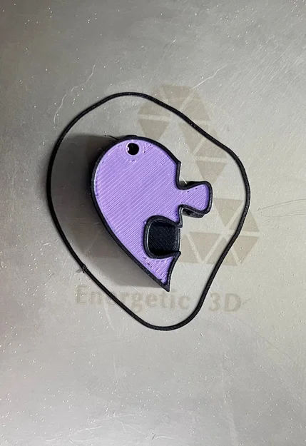 Móc khóa trái tim ghép đôi (Heart Keychain) dành cho cặp đôi - Image 3