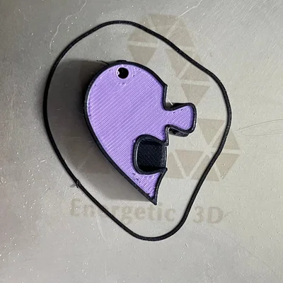 Móc khóa trái tim ghép đôi (Heart Keychain) dành cho cặp đôi