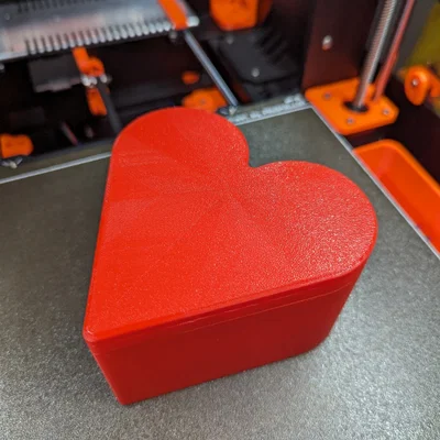 Hộp đựng đồ hình trái tim (Heart Box) xinh xắn in 3D