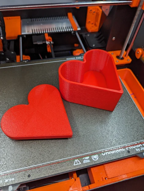 Hộp đựng đồ hình trái tim (Heart Box) xinh xắn in 3D - Image 3