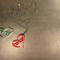Mẫu in 3D Trái tim Dance (Dance Heart) treo balo, dây chuyền đẹp - Thumbnail 1