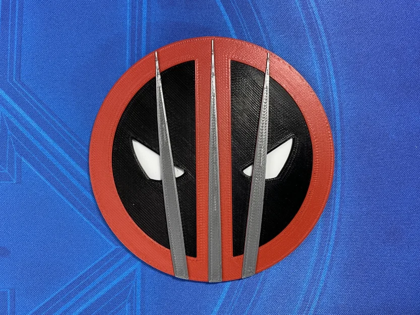 Mẫu đế lót ly Deadpool & Wolverine in 3D cực chất cho fan Marvel - Image 3