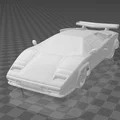 Mô hình 3D Lamborghini Countach Turbo 1985 (Wheelbase 90mm) - Thumbnail 2