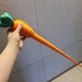 Mô Hình Kiếm Cà Rốt Thu Gọn (Collapsing Carrot Sword) Độc Đáo - Thumbnail 1