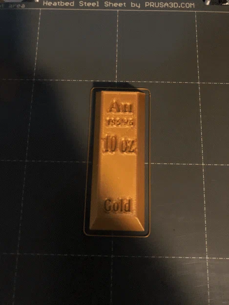 Mô hình thỏi vàng 10 oz trang trí bàn làm việc cực chất - Image 3