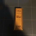 Mô hình thỏi vàng 10 oz trang trí bàn làm việc cực chất - Thumbnail 3