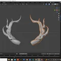 Mô hình 3D Sừng Leviathan (Leviathan Horns) cho Cosplay ấn tượng - Thumbnail 2