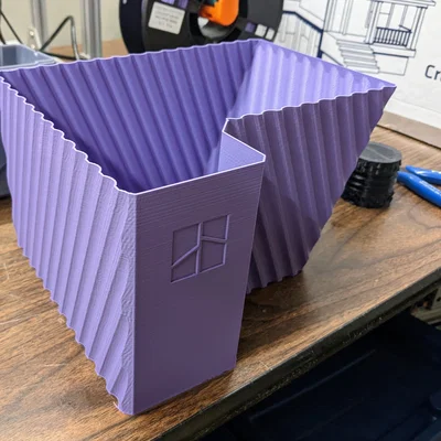 Thùng chứa rác thải filament in Vase Mode cho Bambu Lab X1