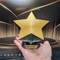 Cúp Ngôi Sao 3D (Star Trophy) Tùy Chỉnh Bảng Tên Độc Đáo - Thumbnail 1