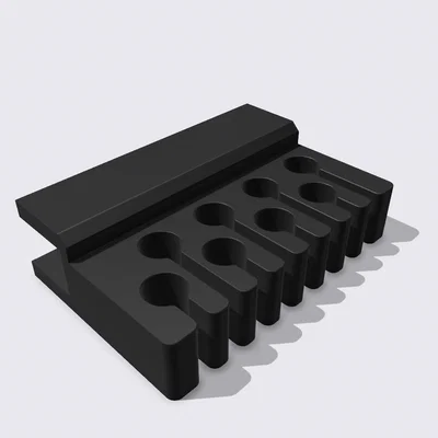 Giá đỡ quản lý dây cáp XLR in 3D cho bàn làm việc âm thanh