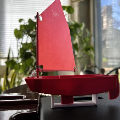 Mẫu mô hình thuyền Optimist in 3D