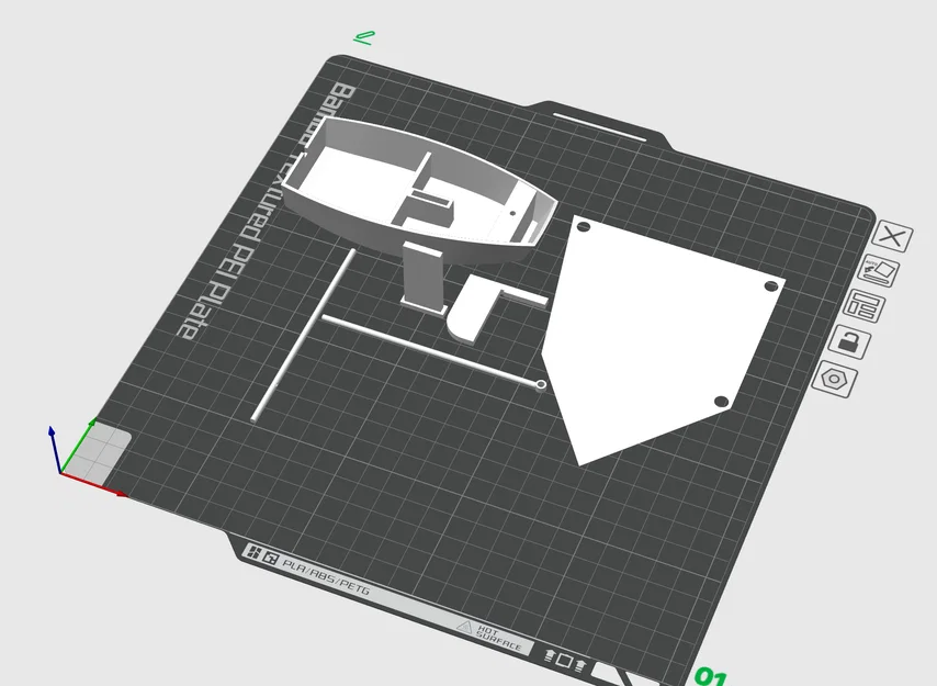 Mẫu mô hình thuyền Optimist in 3D - Image 4