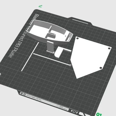 Mẫu mô hình thuyền Optimist in 3D