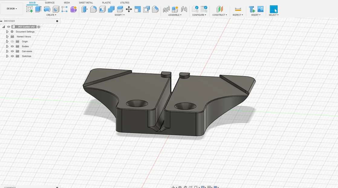 Dụng cụ cắt chai nhựa PET tái chế (PET Bottle cutter) in 3D - Image 1