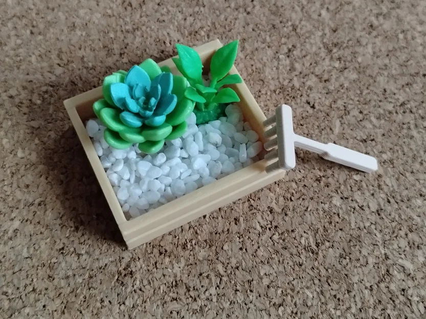 Cào cát mini Tiny Zen Rake: Phụ kiện trang trí tiểu cảnh siêu xinh - Image 1