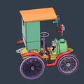 Mô hình xe Renault B tỷ lệ 1:32 - Thumbnail 9