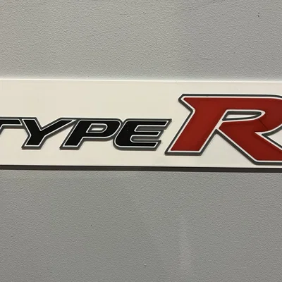 Tranh treo tường logo Honda Type R