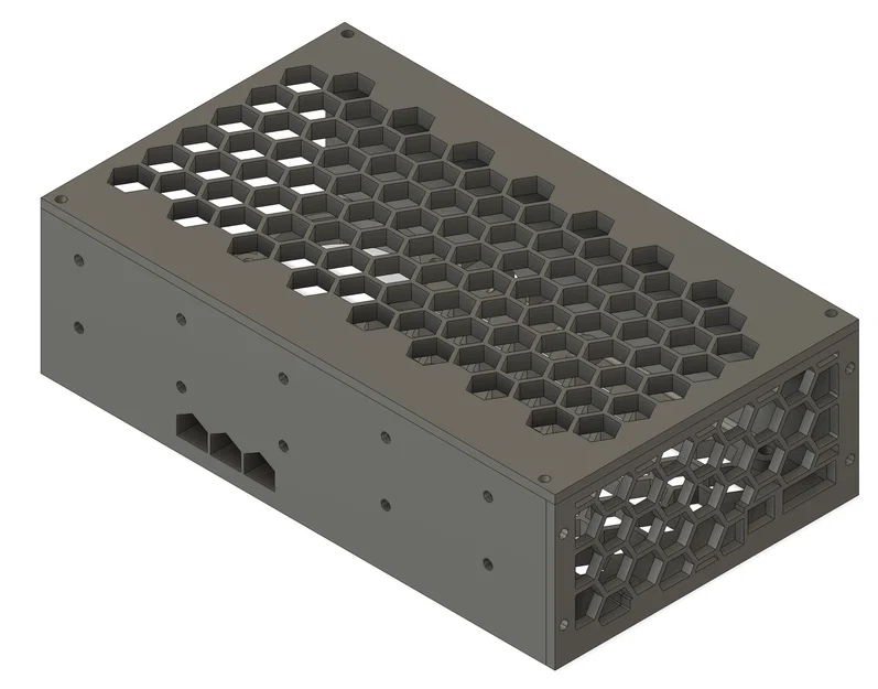 Vỏ hộp bo mạch chủ họa tiết tổ ong cho Ender 3 - Image 3