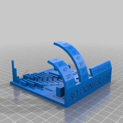 Mô hình kiểm tra máy in 3D toàn diện All in one test