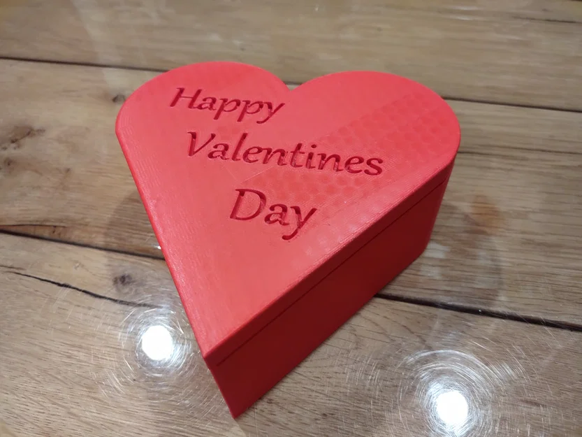 Hộp trái tim kèm nắp có thông điệp I love you - Món quà Valentine tuyệt vời - Image 1