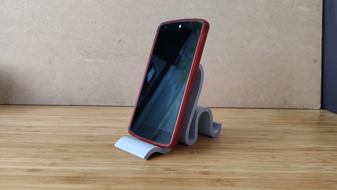 Giá đỡ điện thoại để bàn phong cách tối giản - In 3D dễ dàng - Image 1