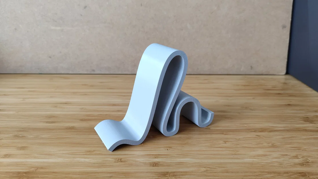 Giá đỡ điện thoại để bàn phong cách tối giản - In 3D dễ dàng - Image 2