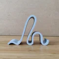 Giá đỡ điện thoại để bàn phong cách tối giản - In 3D dễ dàng - Thumbnail 3