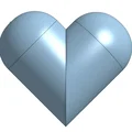 Mô hình trái tim Fidget Love in 3D - Món quà sáng tạo - Thumbnail 1