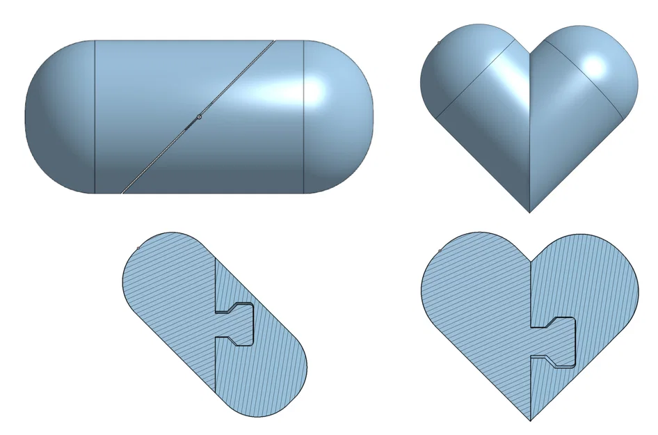 Mô hình trái tim Fidget Love in 3D - Món quà sáng tạo - Image 2