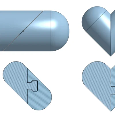 Mô hình trái tim Fidget Love in 3D - Món quà sáng tạo