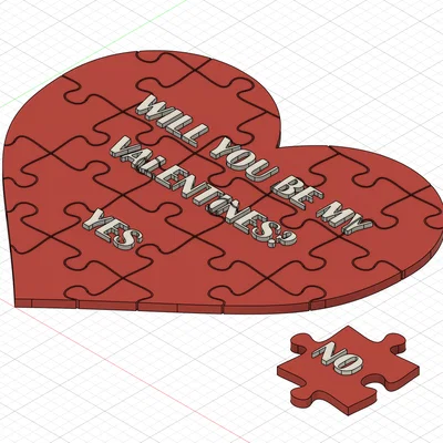 Will you be my Valentine? - Món quà xếp hình trái tim ý nghĩa