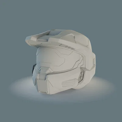 Mũ Bảo Hiểm Master Chief Halo Infinite (Có Thể Đội Được)